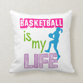 Almofada Golly meninas - o basquetebol é minha vida