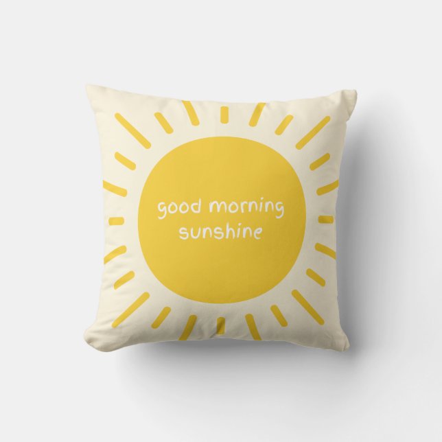 Almofada good morning sunshine nursery pillow (Frente)