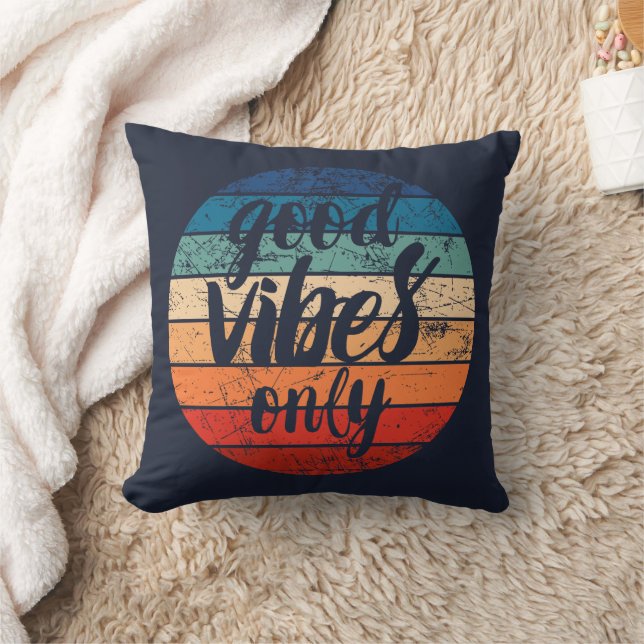 Almofada Good Vibes Only (Cobertor)
