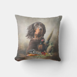 Almofada Gordon setter com faisões, Art