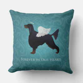 Almofada Gordon Setter Pet Memorial Dog Angel
