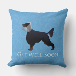 Almofada Gordon Setter Silhouette vai ficar bem em breve