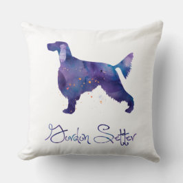 Almofada Gordon Setter Watercolor