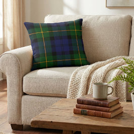 Almofada Gordon Tartan: Authentic Scottish Clan Plaid