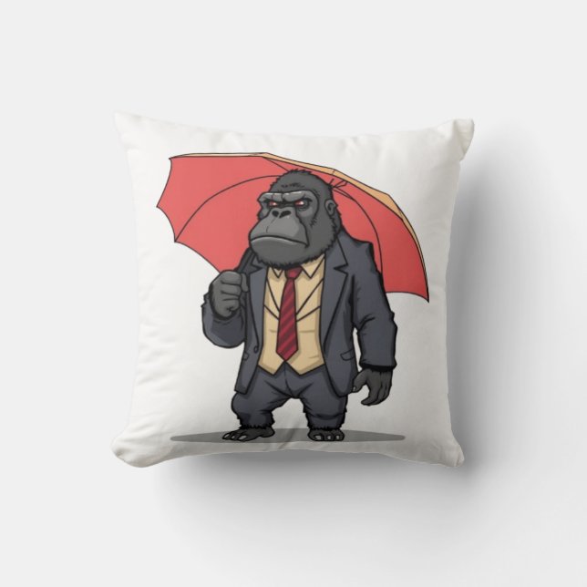 Almofada Gorilla In Suit (Frente)