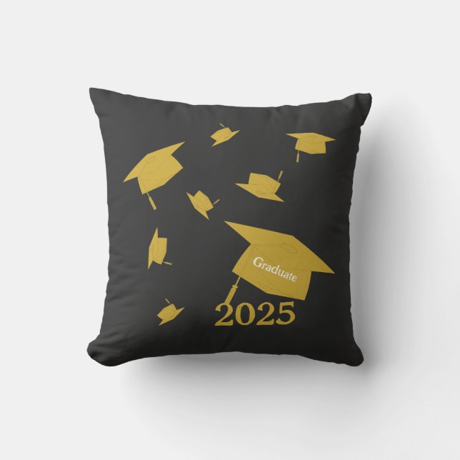 Almofada Gorra de graduação da turma de 2025 (Frente)
