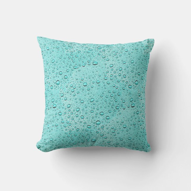 Almofada Gotas aquamarinas (Frente)