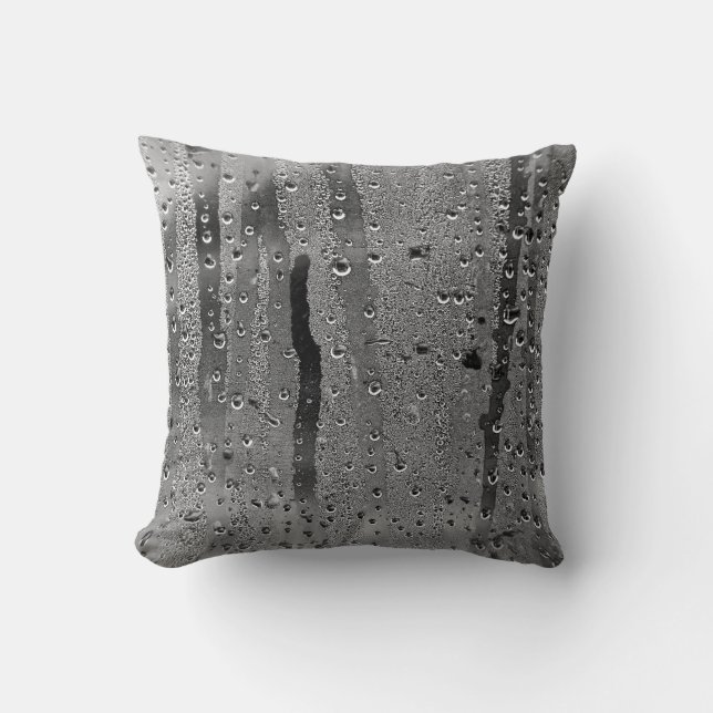 Almofada Gotas de chuva na janela (Frente)