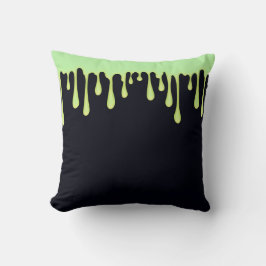 Almofada Gotejamentos de Brilho Verde Halloween
