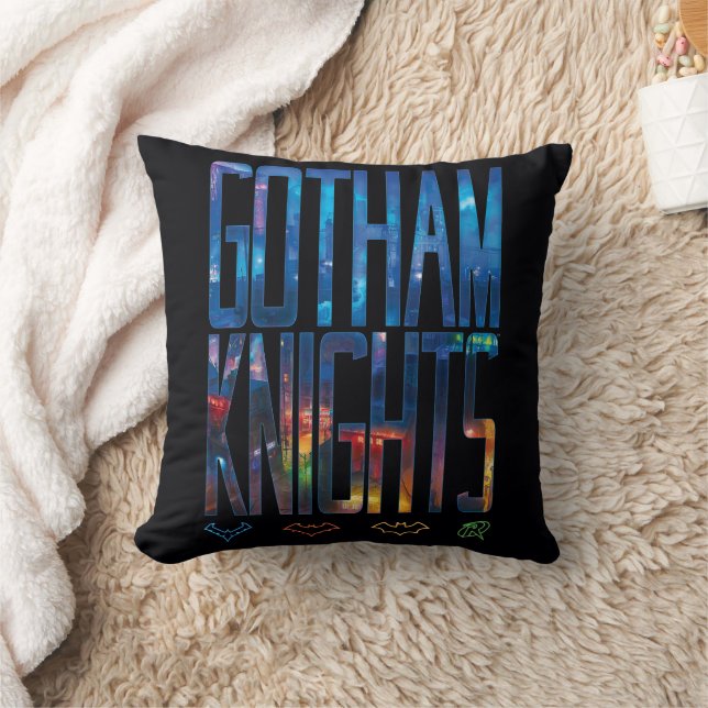 Almofada Gotham Knights City Lettering (Cobertor)