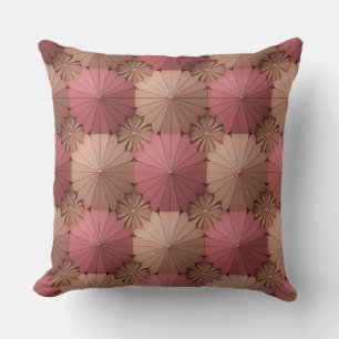 Almofada Grade Radiante Padma Motivo de Batik 3D