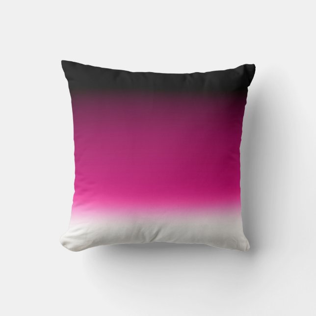 Almofada Gradiente branco rosa burgundy (Frente)