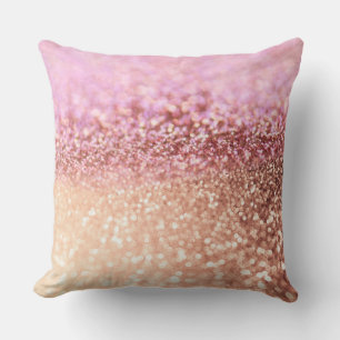 Almofada Gradiente de Brilhante Rosa-Rosa de Luxo