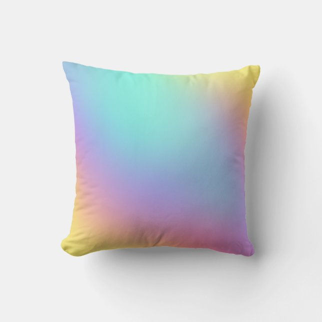 Almofada Gradiente de Pastel Suave (Frente)