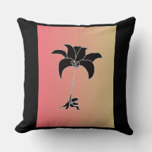 Gradiente Preto Floral Pastel