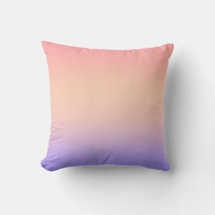 Almofada Gradiente roxo amarelo e rosa