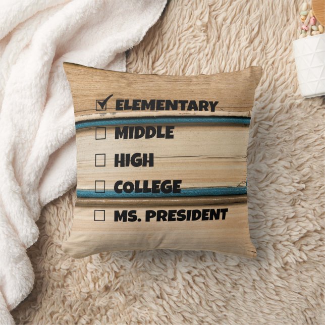 Almofada Graduação no Ensino Médio Senhora Presidente (Cobertor)