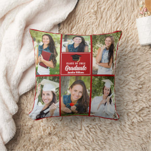 Almofada Graduação Personalizada de Colagem de Fotos do For