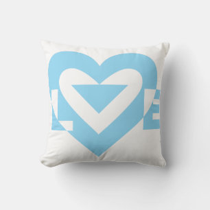 Almofada Gráfico de Amor legal, Azul