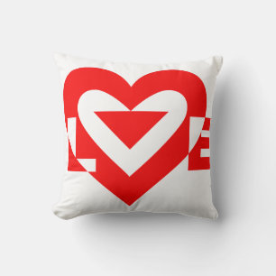 Almofada Gráfico de Amor legal, Vermelho
