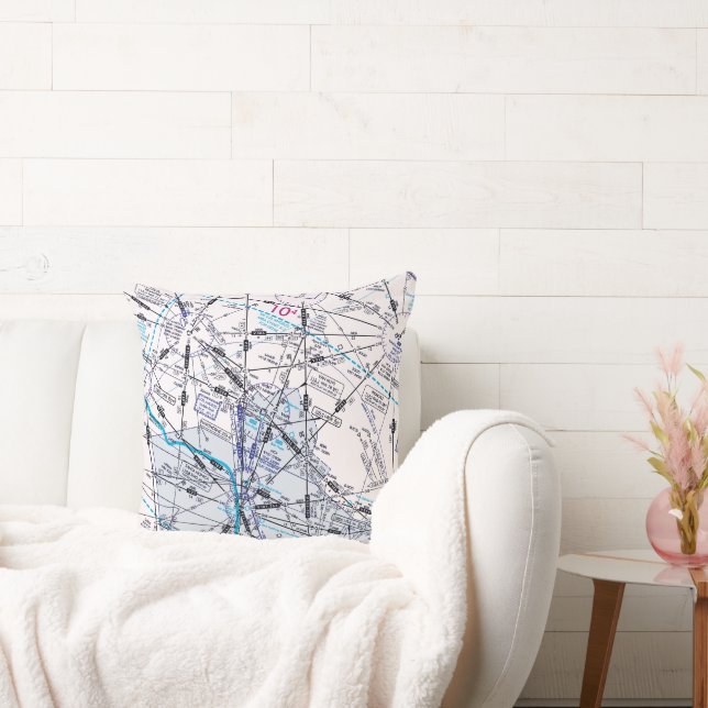 Almofada Gráfico de Aviação (Sofá)