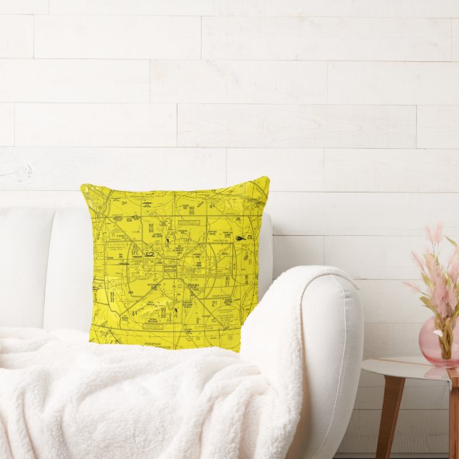 Almofada Gráfico de Aviação (Sofá)