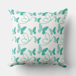 Almofada Gráfico de borboletas,