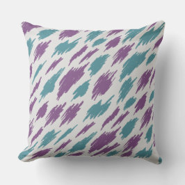 Almofada Gráfico de Pincel de Cor Púrpura