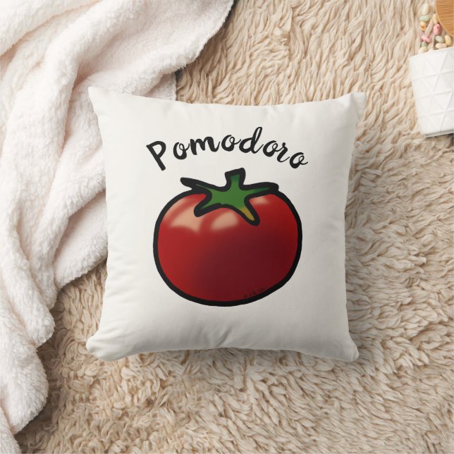 Almofada Gráfico Rústico de Tomate Italiano Pomodoro (Cobertor)