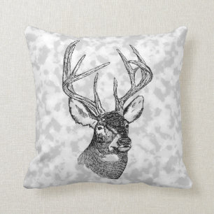 Almofada Gráfico Vintage deer art