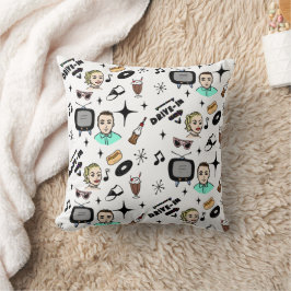 Almofada Gráficos retrorreflectores da década de 1950