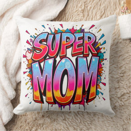 Almofada Grafite de Dia de as mães da Cotação Super Mãe