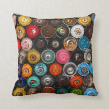 grafite, latas de tinta,