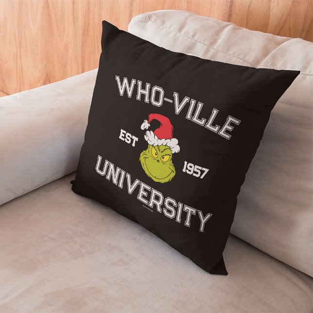 Almofada Gralha | Universidade de Who-ville no Leste de 195 (Pillow on couch)