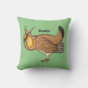 Almofada Grande ilustração de desenho animado de frango pra