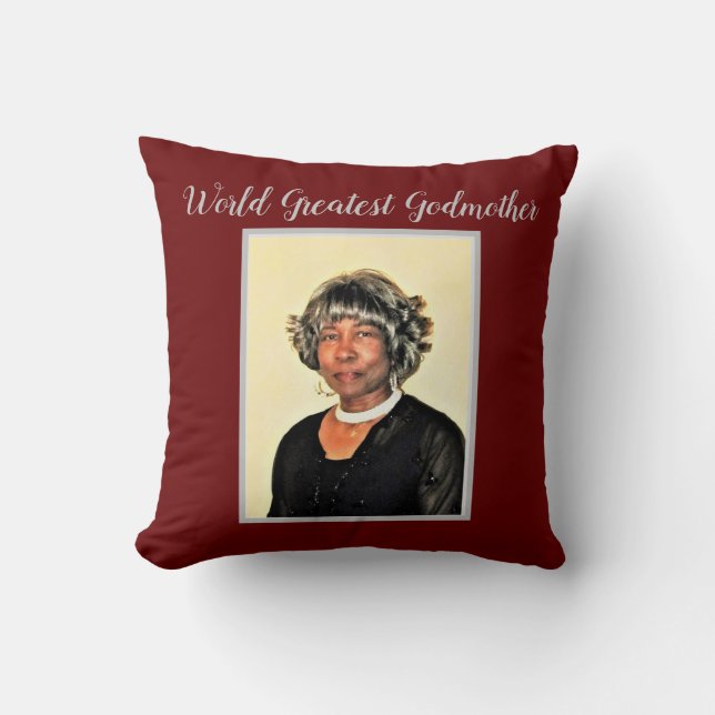 Almofada Grande Madrinha do Mundo (Frente)