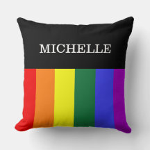 Almofada Grande Orgulho Gay Rainbow Personalizado