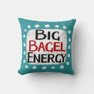 Almofada Grande Travesseiro decorativo de Energia de Bagel