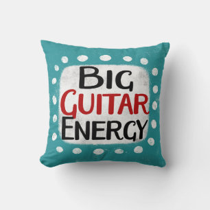 Almofada Grande Travesseiro decorativo de Energia de Violão