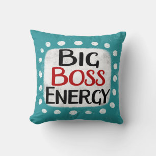 Almofada Grande Travesseiro decorativo de Energia do Chefe