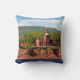 Almofada Grande travesseiro quadrado do farol de Bay