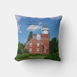 Almofada Grande travesseiro quadrado do farol de Bay