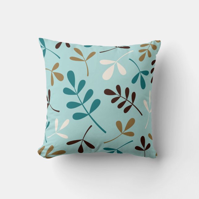 Almofada Grandes cercetas Assorted Brown Dourado de creme (Frente)