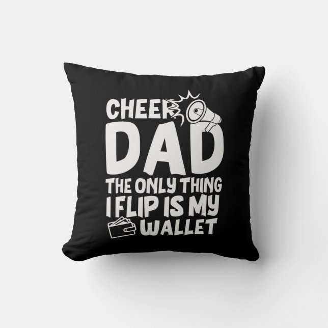 Almofada Grandfather Quotes | Cheer Dad The Only Thing (Frente)