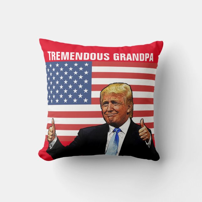 ALMOFADA GRANDPA DONALD TRUMP TRAVESSEIRO PARA TREMENDOUS G (Frente)