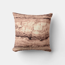 Almofada Granito laranja moderno e castanho-bege