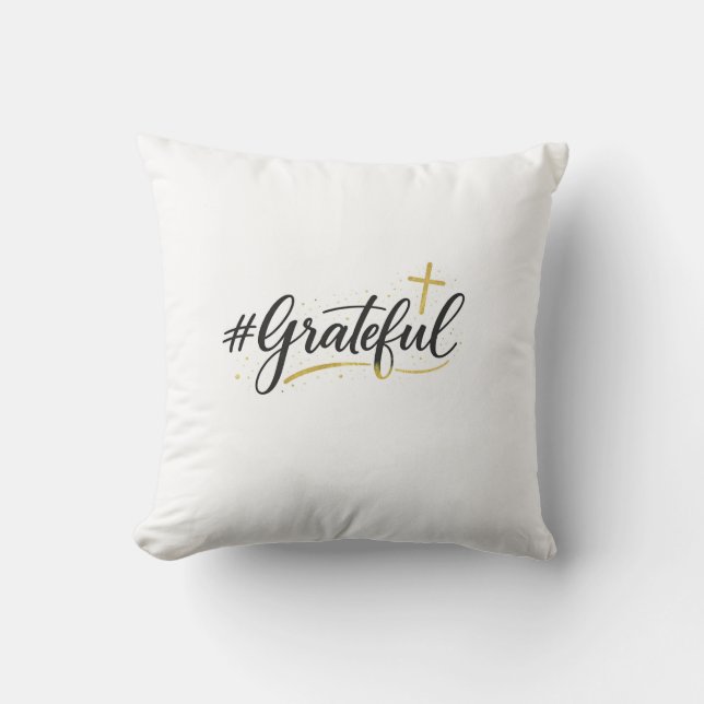 Almofada #grateful Pillow (Frente)
