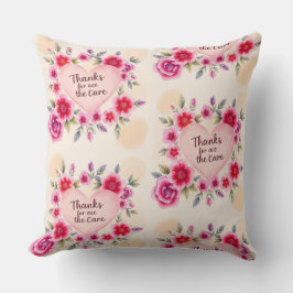 Almofada Gratidão florescente da Mãe