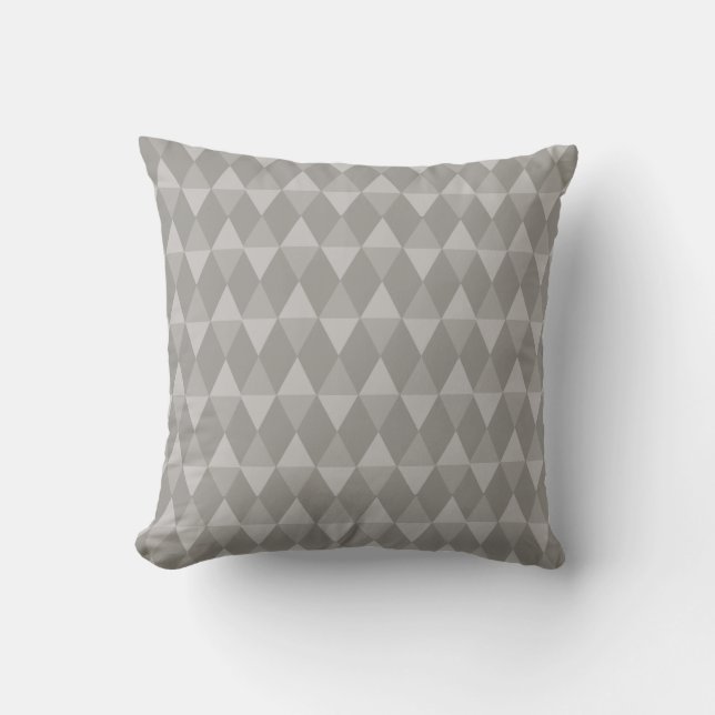 Almofada Gray Diamond Pattern (Frente)
