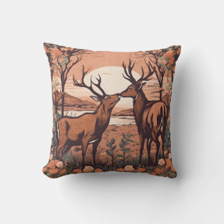 Almofada Grazing Whimsical Deer D4
